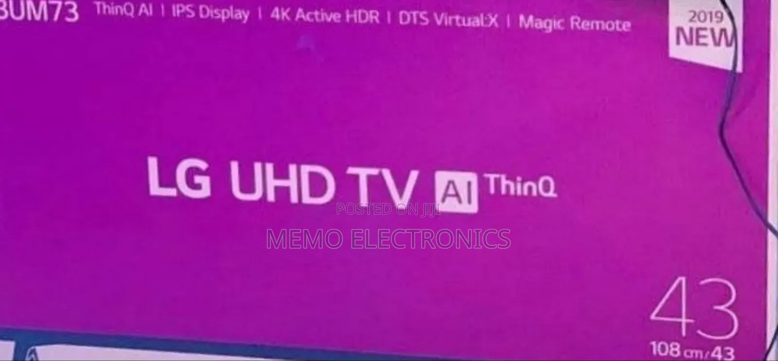 Lg 43'' Uhd Tv Smart Tv New 2025
