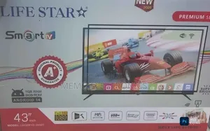 Life Star 43'' Smart Tv Free Delivery 10_years Warranty New 2025