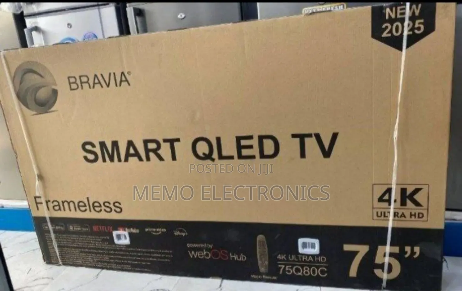 Bravia 75'' Qled Smart Tv Free Delivery 10 Years Warranty New 2025