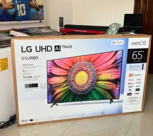 Lg 65" Uhd Smart Tv New 2025 Free Delivery 10 Years Warranty