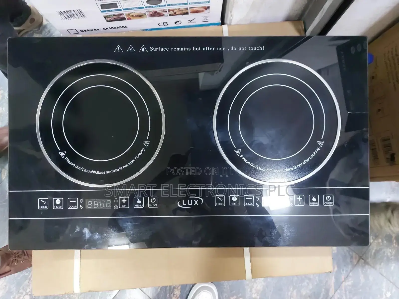 Lux Brand Double Burner Electric Ceramic Touch Stove Is A Modern