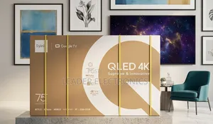 Syinix Tv 75" Smart Google Tv Uhd Qled – Dolby Audio