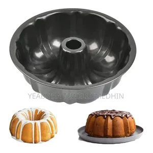 Carbon Steel Non Stick Bundt Pan የተለያዩ አይነት የኬክ መጋገሪያ ፓትራ