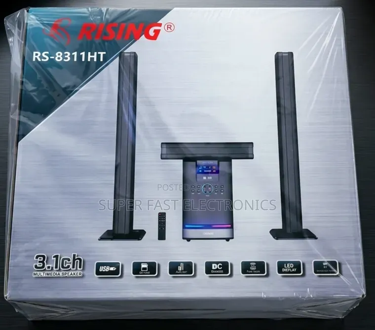 Rising Rs 3.1ch Multimedia Speaker System