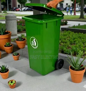 Garbage 120liter Heavy-Duty Outdoor Mobile Waste Bin