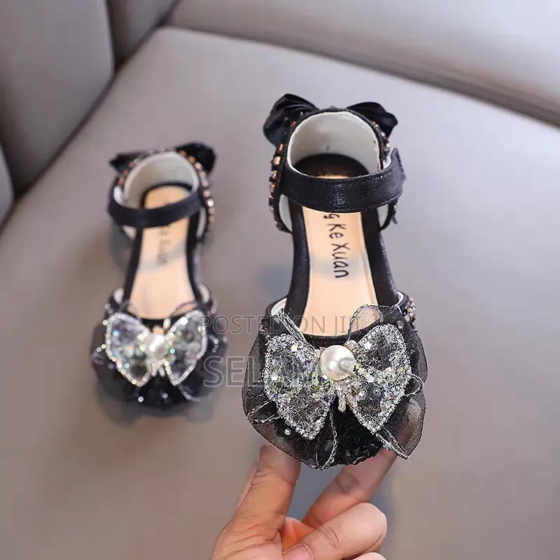 Girl Pearl Decor Princess Sandals