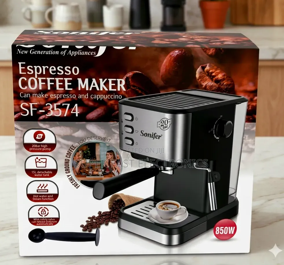 Sonifer Espresso Coffee Maker. Designed 20bar