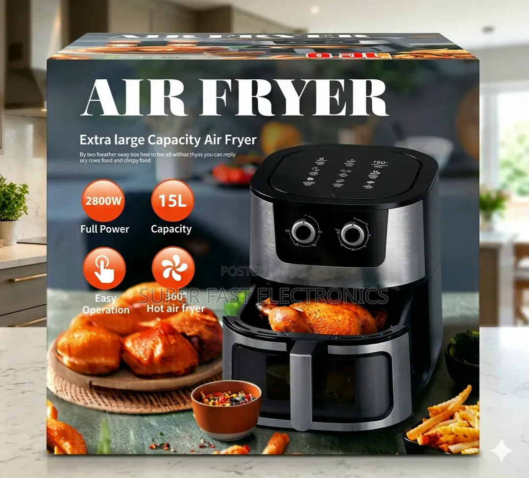 Extra Large Capacity Digital Air Fryer 15l Free Delivery