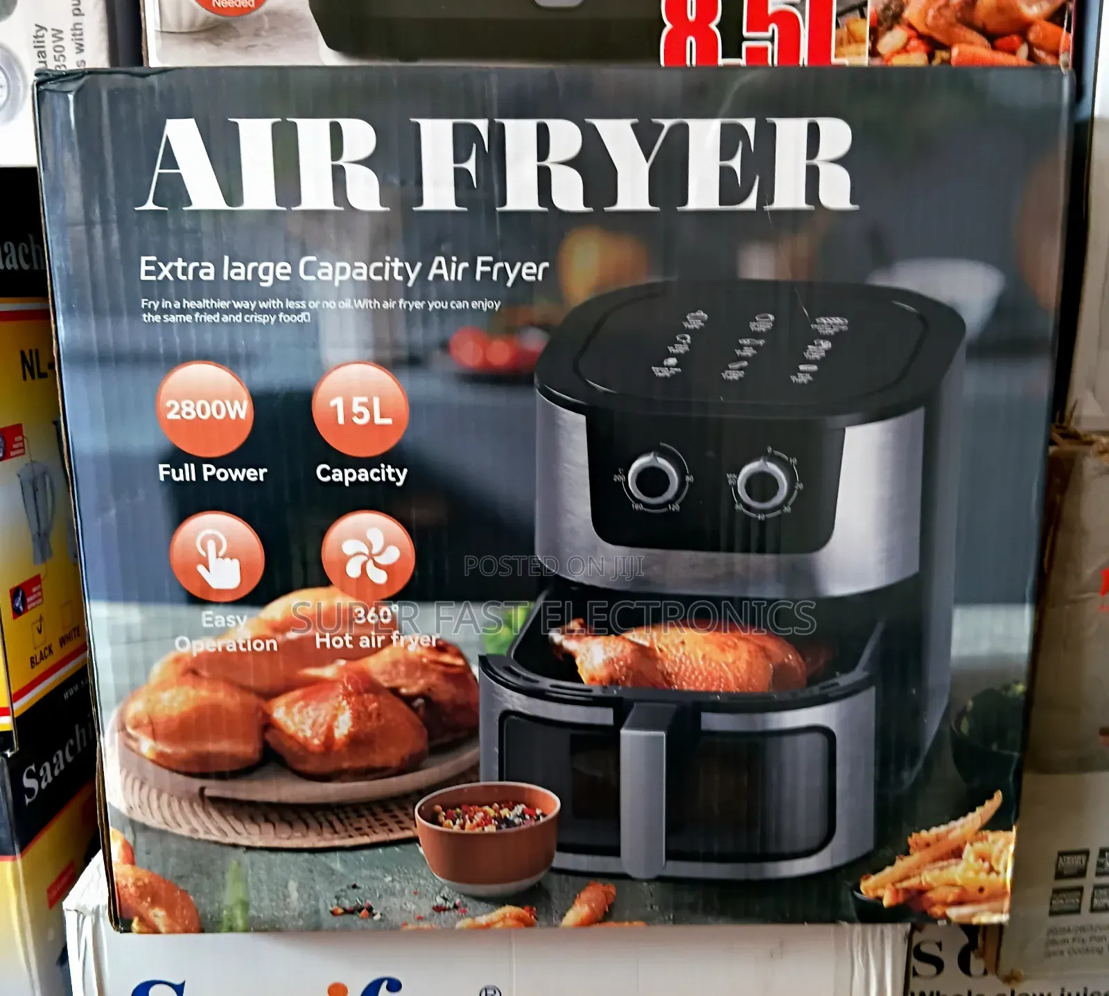Extra Large Capacity Digital Air Fryer 15l Free Delivery