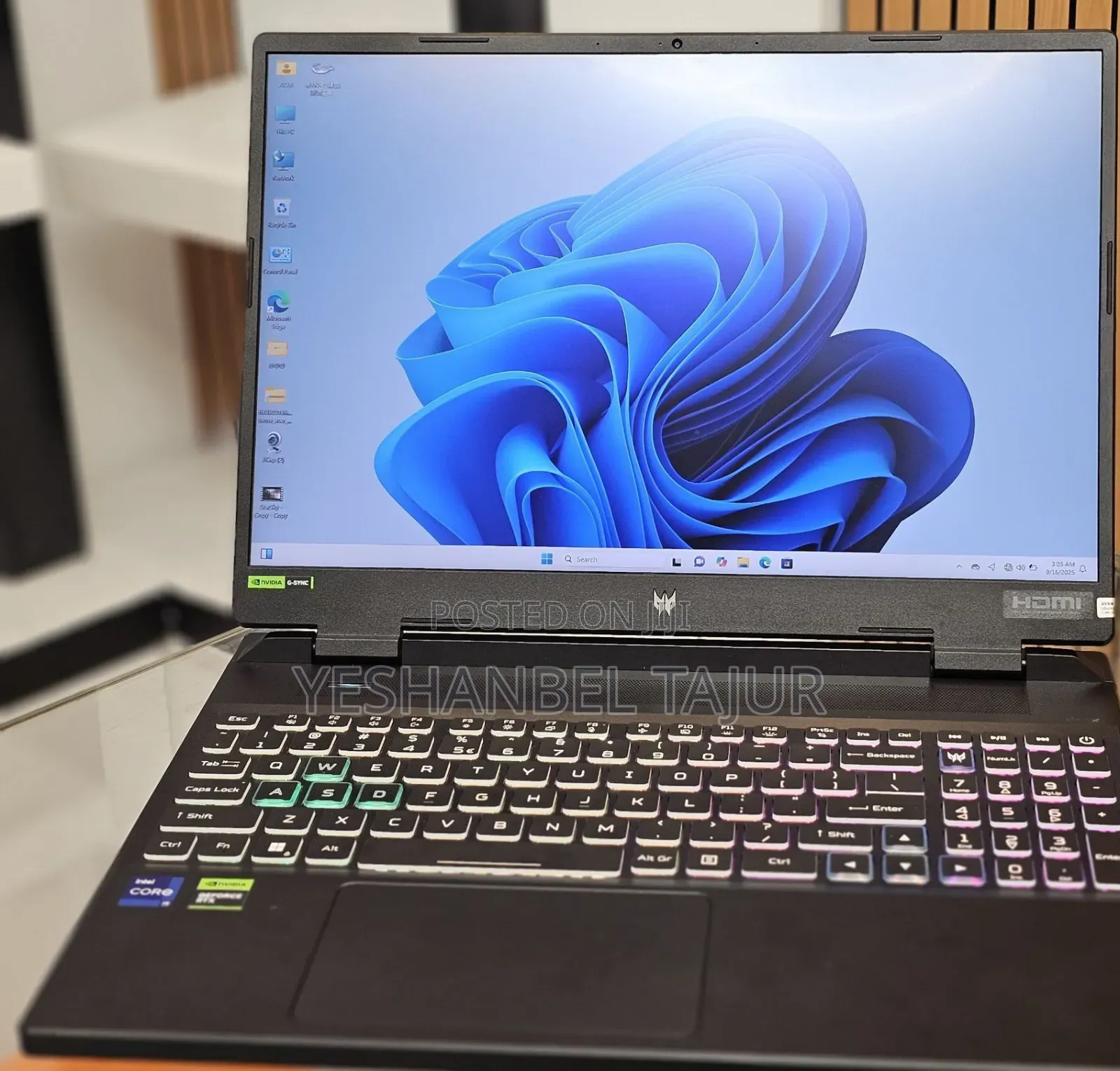 New Laptop Acer Predator Helios 300 16GB Intel Core i9 SSD 1T