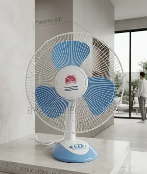  Table Fan 16” New Model – Strong Airflow | Best Price in Addis!