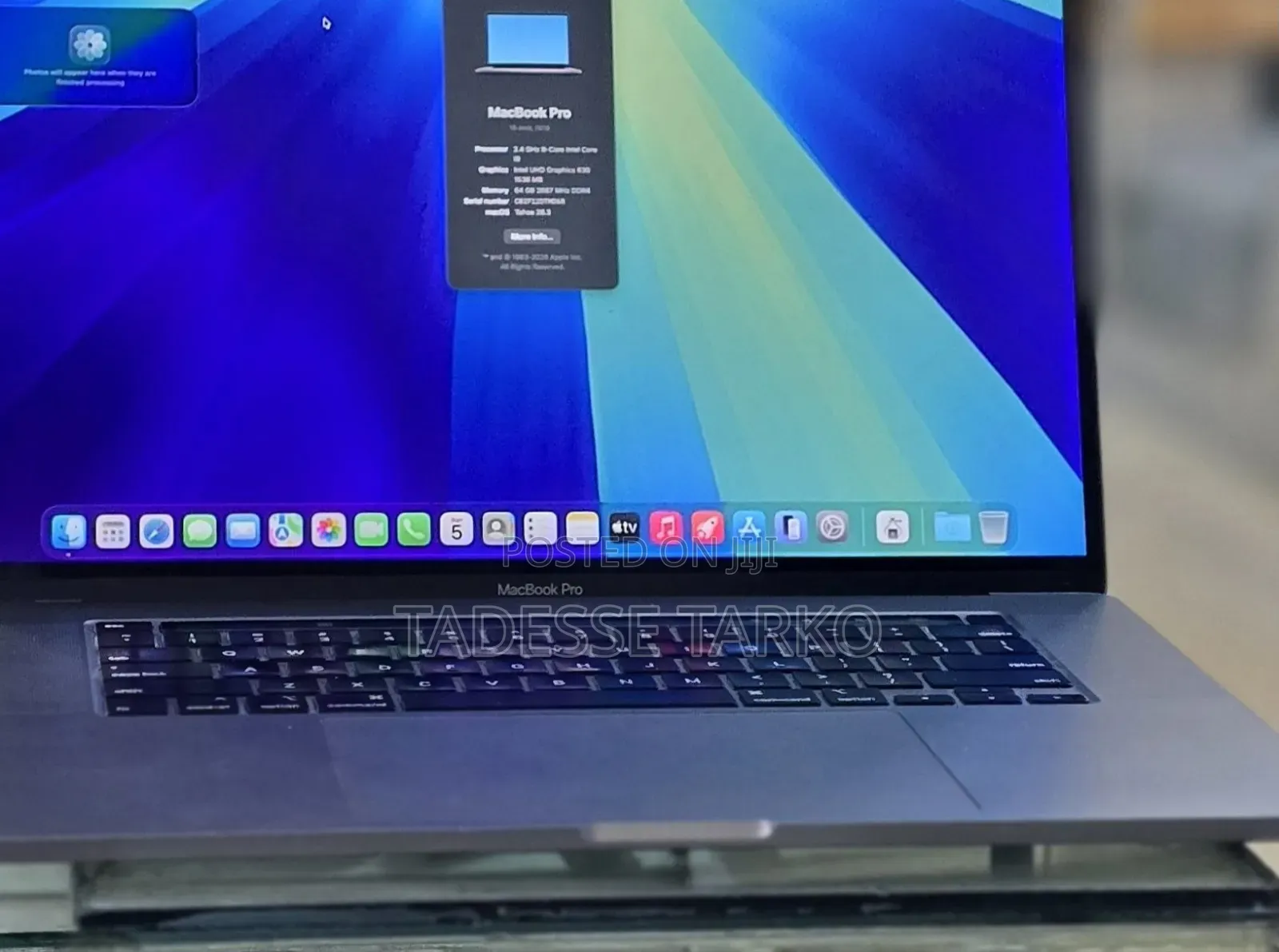 New Laptop Apple MacBook Pro 2019 64GB Intel Core i9 SSD 512GB
