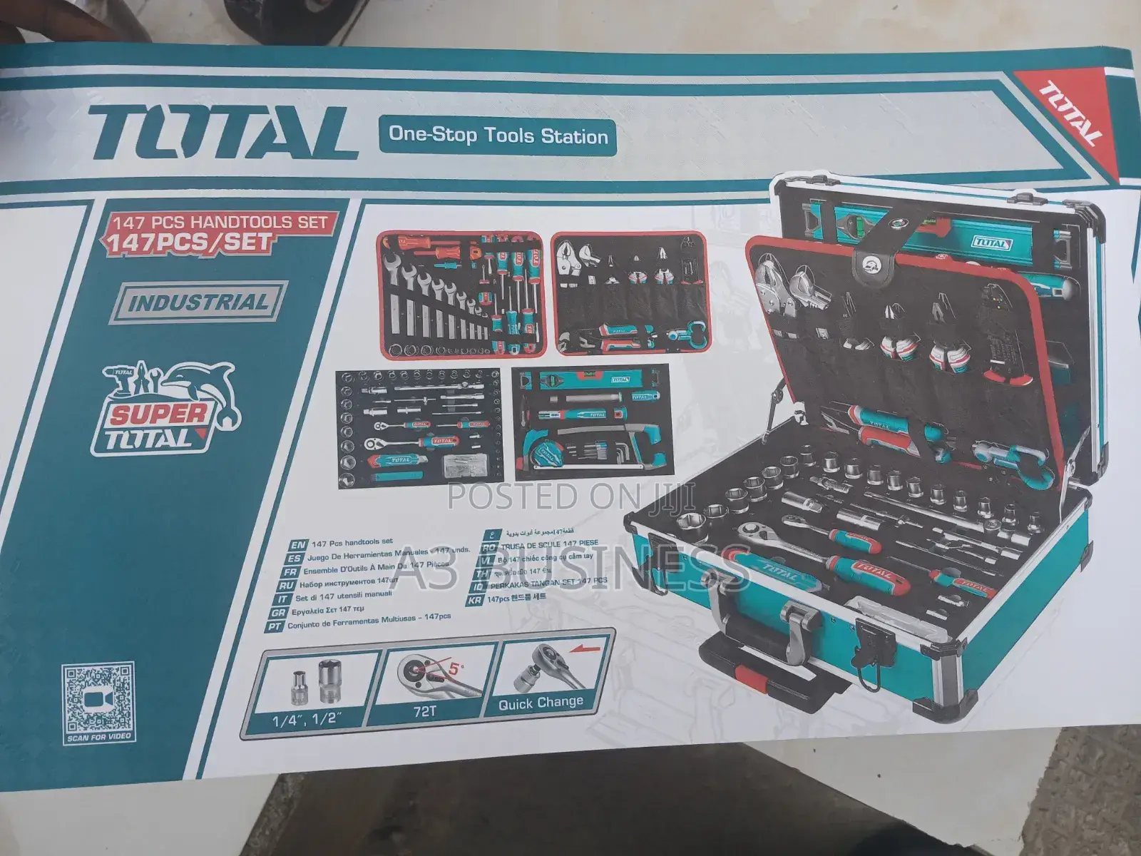 147 PCS Hand Toolset ቱል ሴት