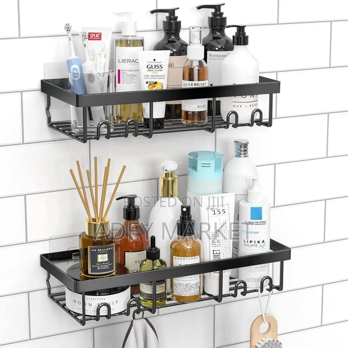 5pcs Stainless Steel Organizing Storage Rack.