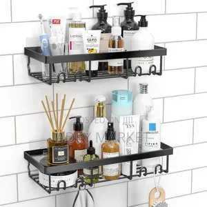 5pcs Stainless Steel Organizing Storage Rack.
