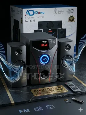 Anu 3.1ch Multimedia Speaker – Deep Bass | Original Product