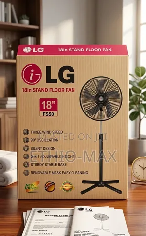 Lg 18” Standing Fan – Powerful Airflow | Original Quality