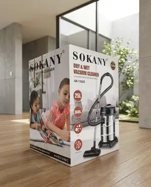 Sokany 25l Vacuum Cleaner – Dry Wet | Powerful Cleaning | Best Price
