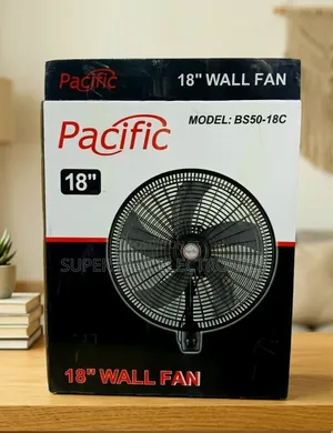 Pacific 18" Wall Mount Fan – Model Bs50-18c (High-Velocity Airflow)