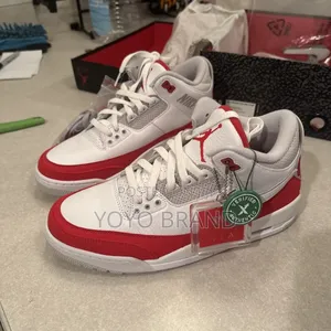 Nike Air Jordan 3 Retro "Thinker Hatfield" White Universty/Red Shoes