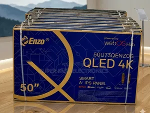 Enzo 50 Inch Tv Qled Smart Tv Powered by Webos Hub