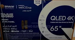 Bravia 65'' Qled Webos Free Delivery 10 Years Warranty New 2026
