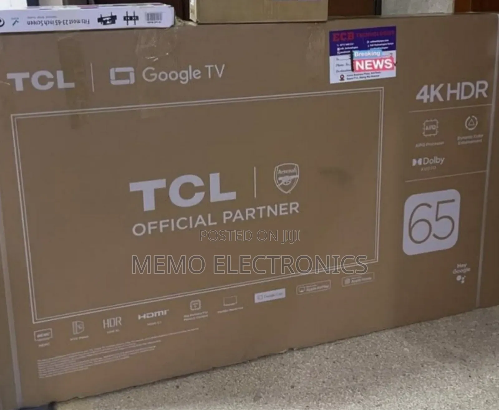 TCL 65'' Qled Google Tv Free Delivery 10 Year Warranty New 2025
