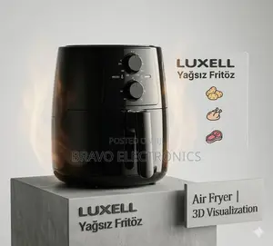 Luxell Air Fryer 5.5l – Healthy Cooking | Best Price in Addis!