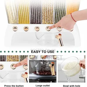 Multiple Dispenser for Cereals Grains and Pulse.