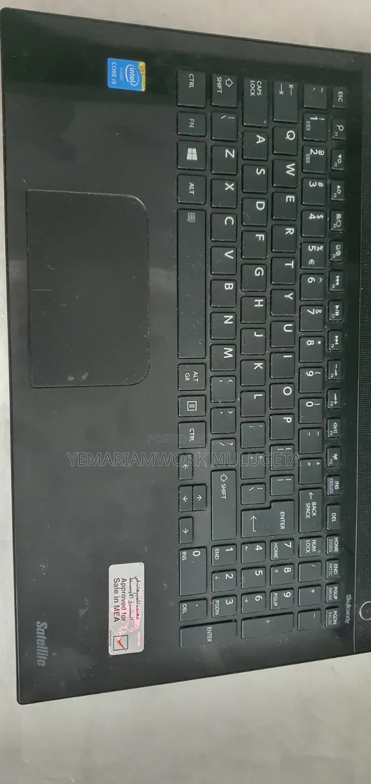 Laptop Toshiba Satellite C55 4GB Intel Core i3 HDD 500GB