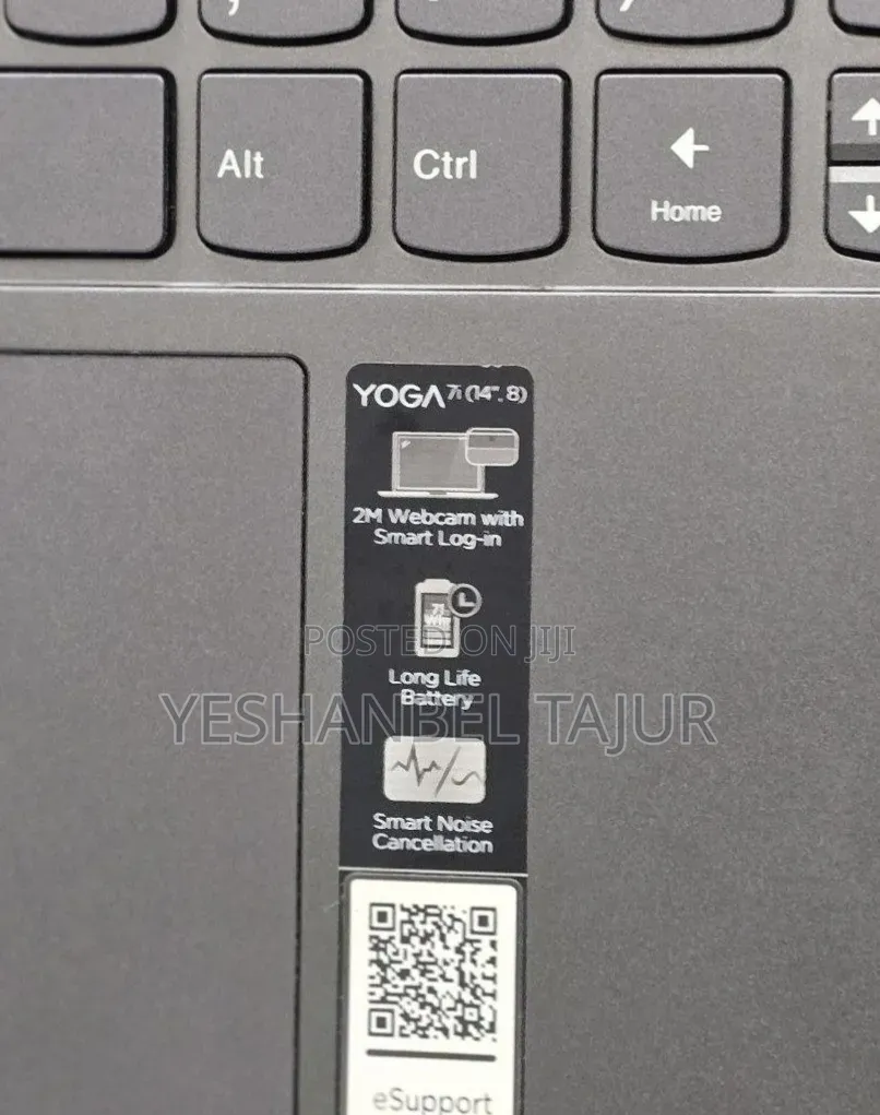 New Laptop Lenovo Yoga 7i 16GB Intel Core i7 SSD 512GB