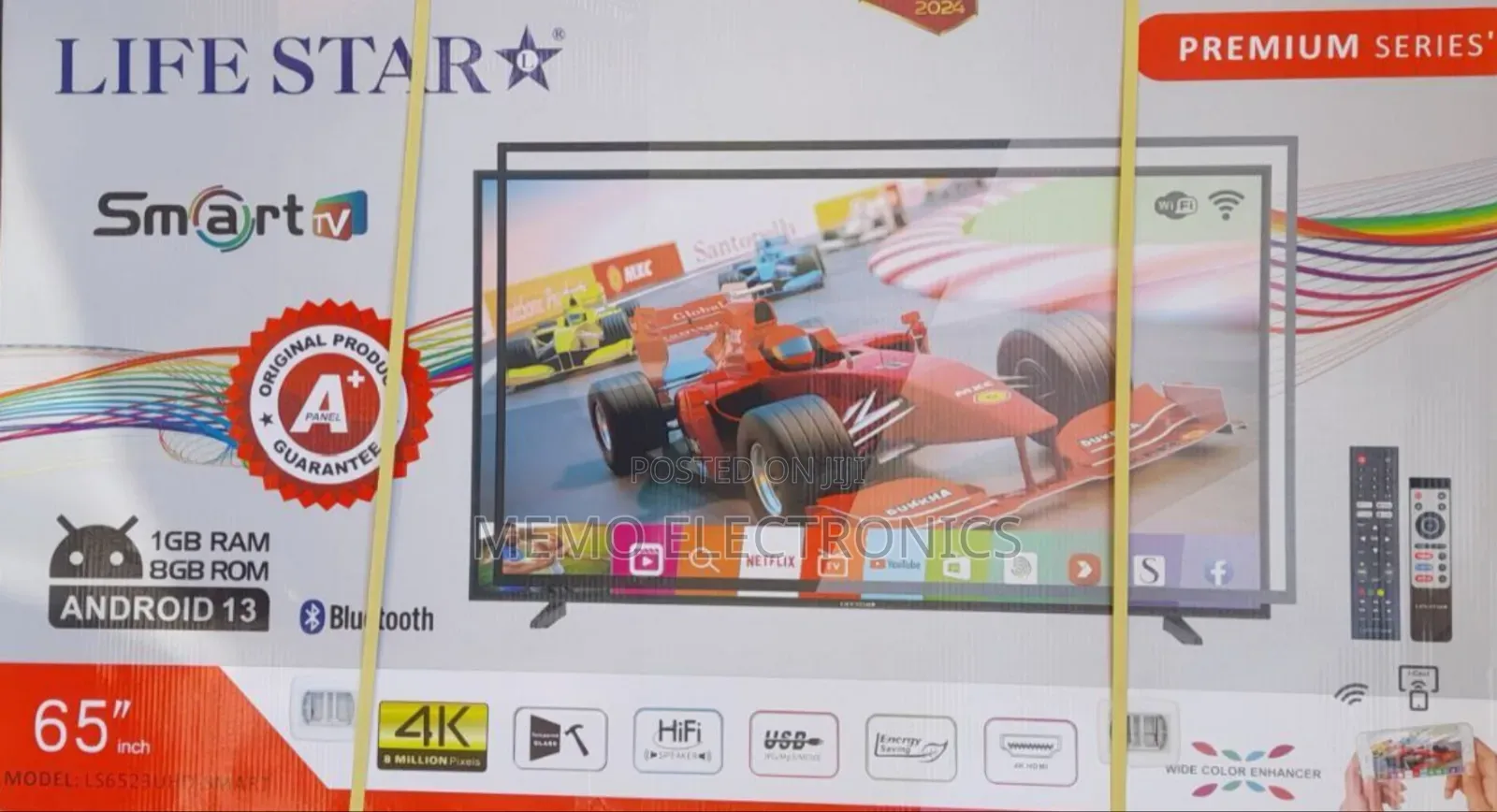 Life Star 65'' New 2026 Tv Android 15 5 Year Warranty