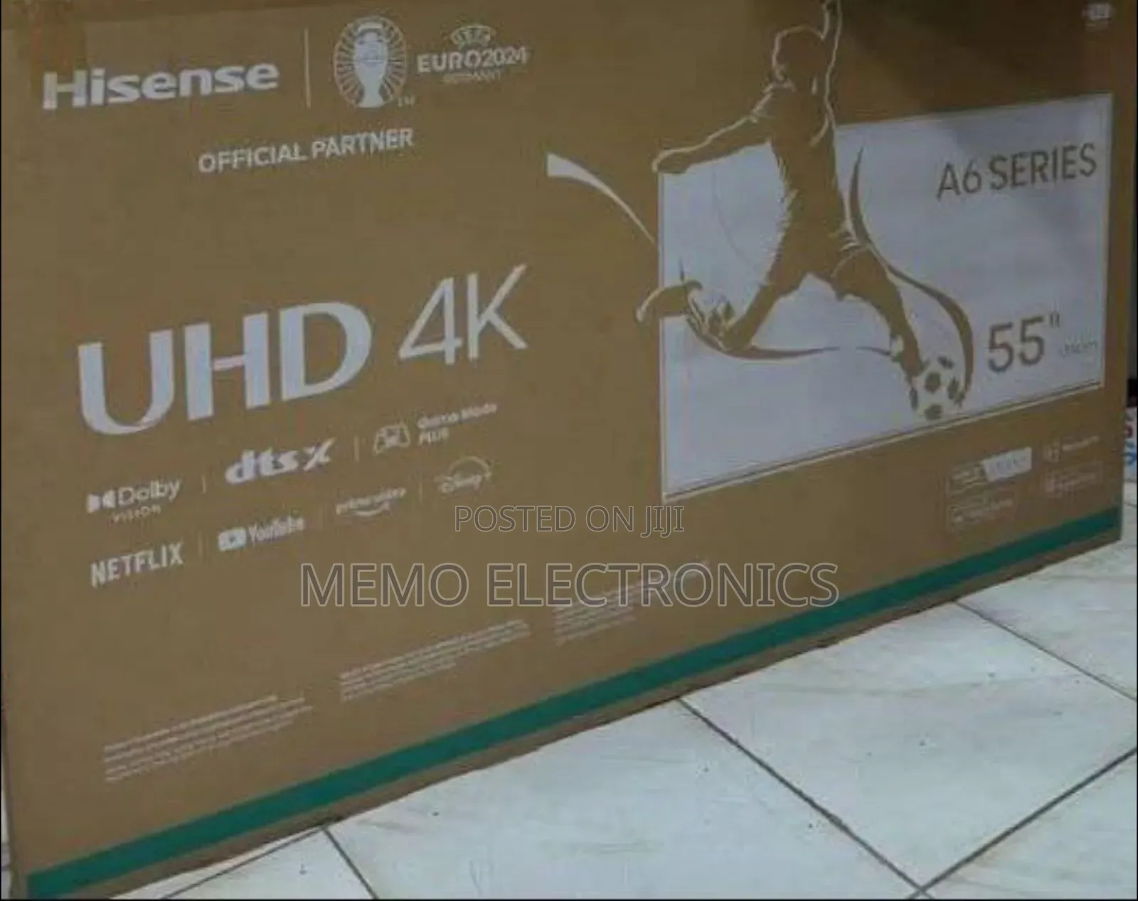 Hisence 55'' A6 Series Uhd Smart Tv Free Delivery 10 Year Warranty