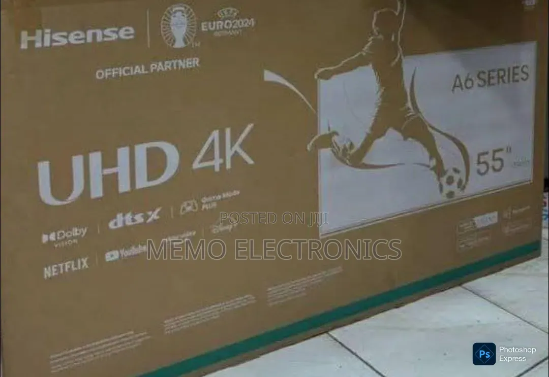 Hisence 55'' A6 Series Uhd Smart Tv Free Delivery 10 Year Warranty