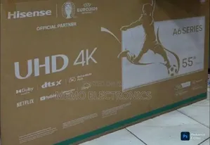 Hisence 55'' A6 Series Uhd Smart Tv Free Delivery 10 Year Warranty