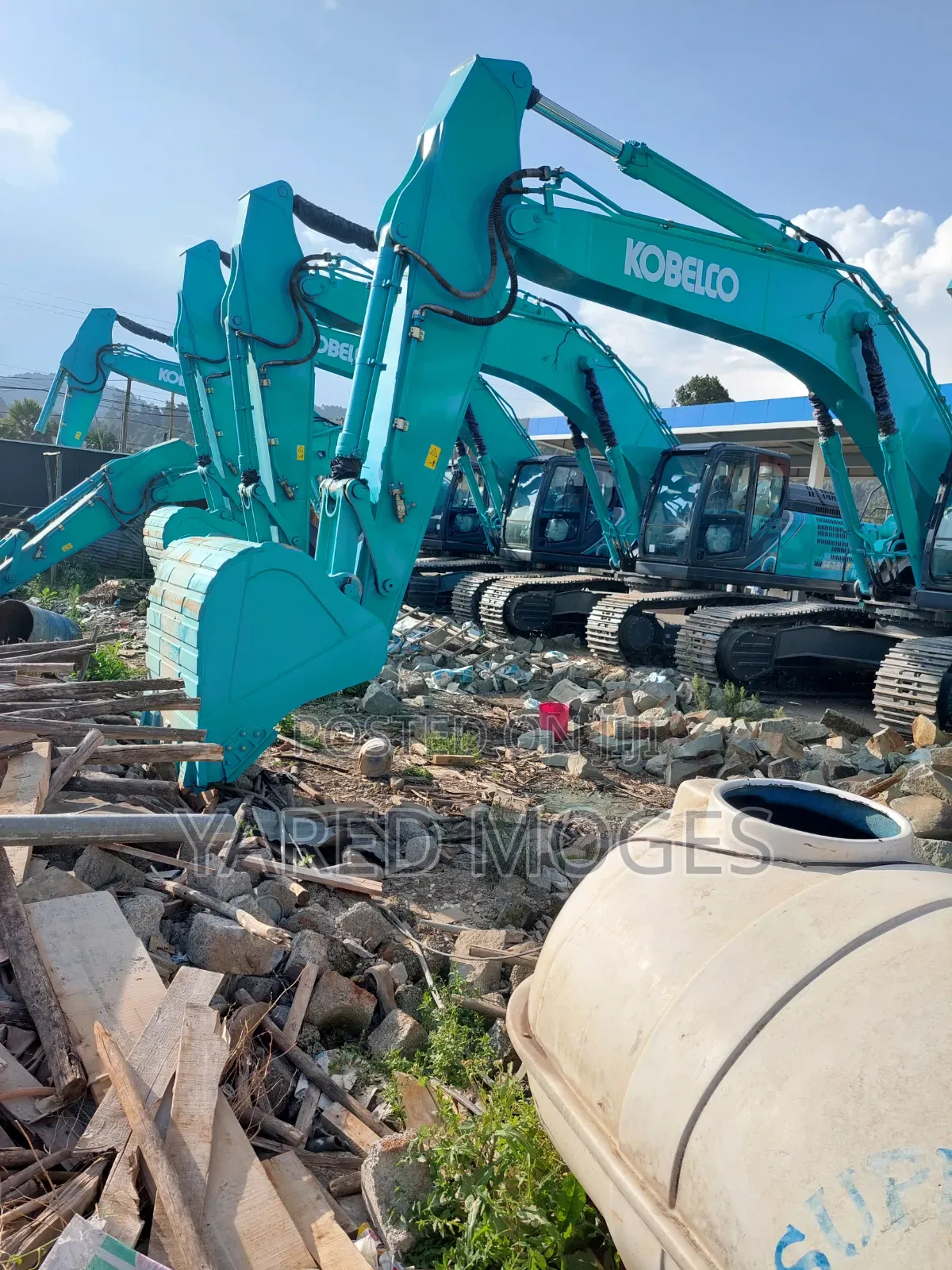 Kobelco Excavator Sk380 (ነዳጅ ቆጣቢ ጉልበታሙ የ ጃፓኖች የጥራት ማሳያ)