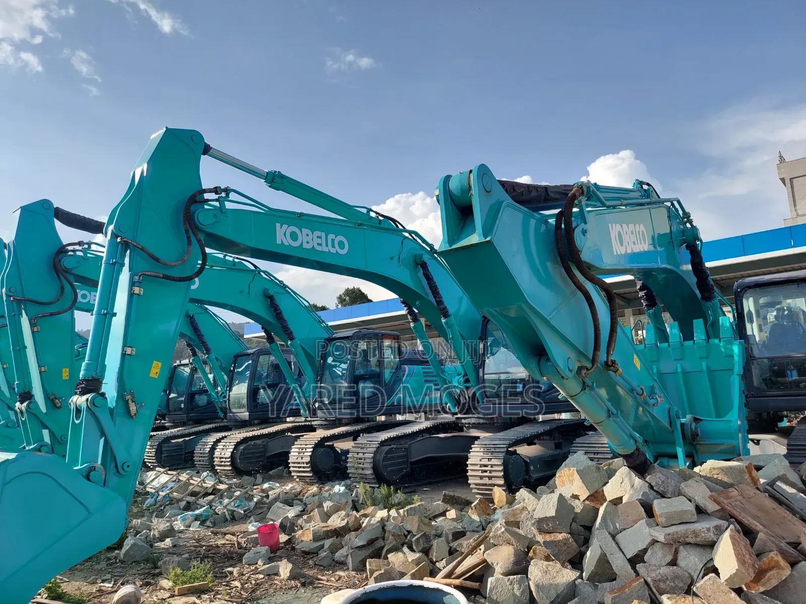Kobelco Excavator Sk380 (ነዳጅ ቆጣቢ ጉልበታሙ የ ጃፓኖች የጥራት ማሳያ)