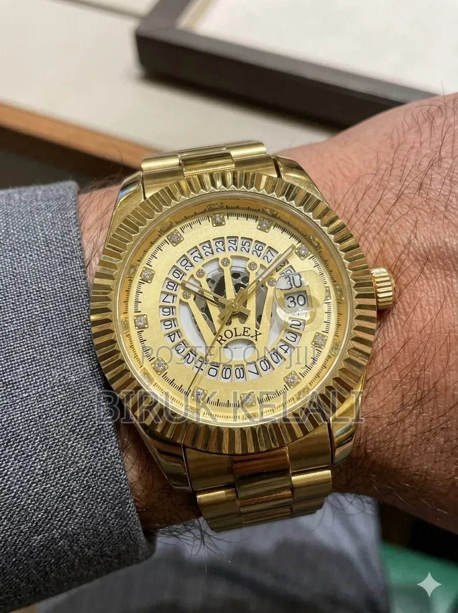 Rolex-Style Quartz Watch, Often Found Listed as a Luxury New Desig Men
