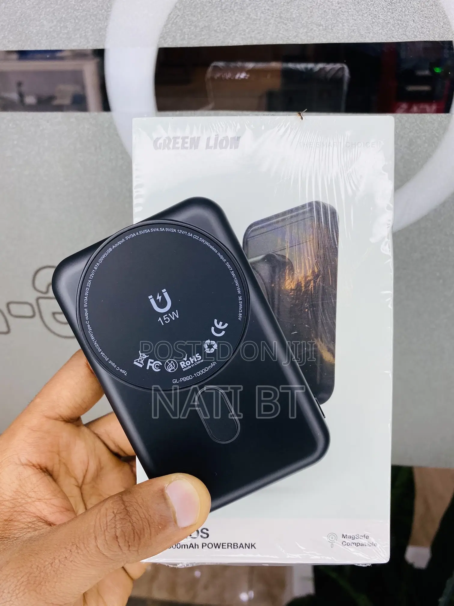 Green Lion Wireless Powerbank (10,000mah)