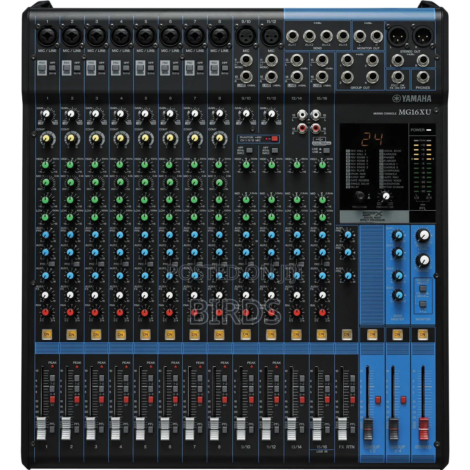 Yamaha Mg16xu Digital Passive Mixer