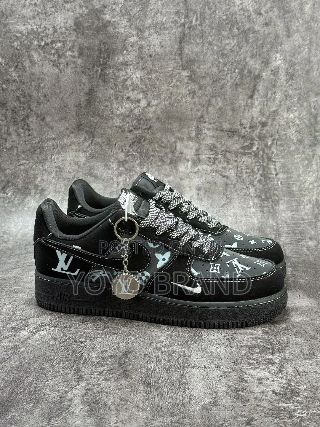 Nike Air Force 1 Low *Louis Vuitton Unisex Fashion Shoes