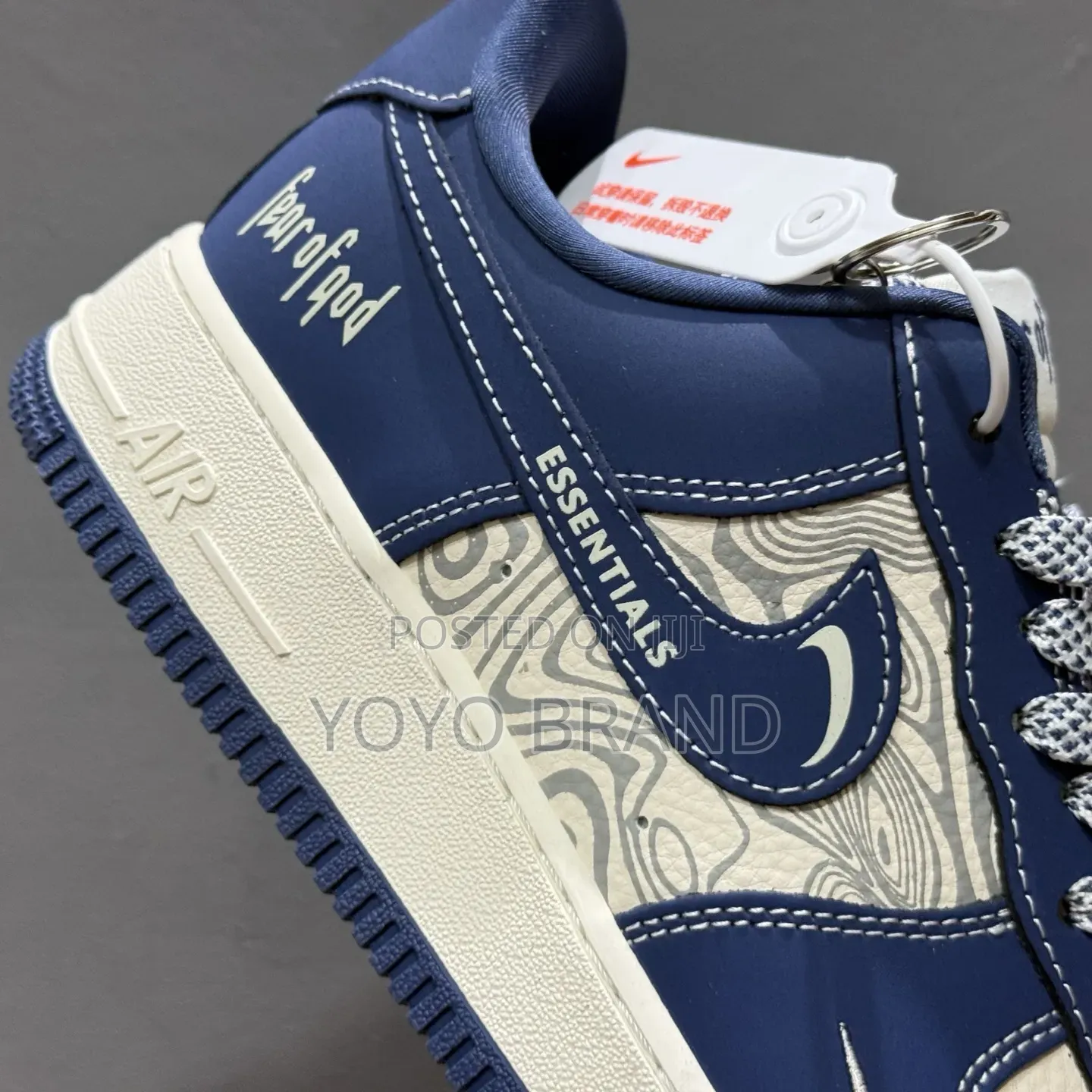 Nike Air Force 1 Low "Essentials "Fear of God Unisex Fashion Shoes