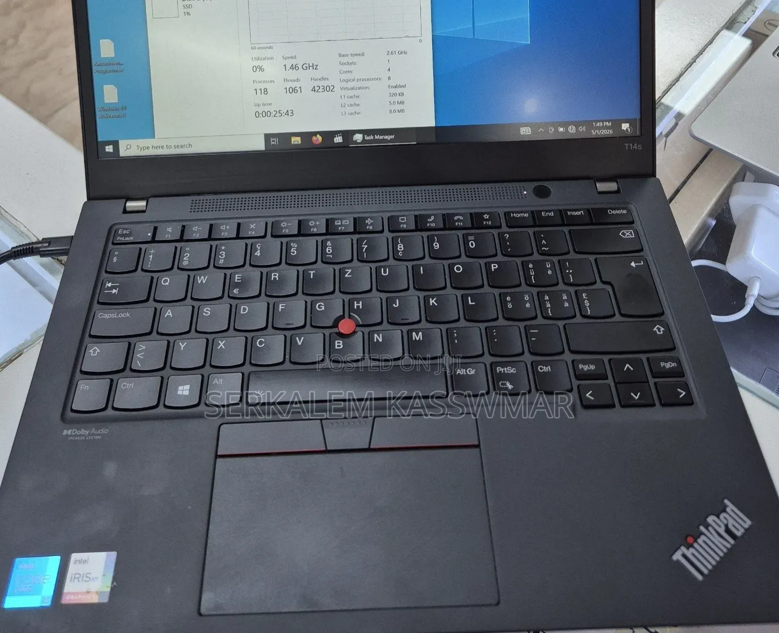 New Laptop Lenovo ThinkPad T14 16GB Intel Core i5 SSD 256GB