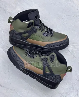 Nike Air Jordan "Winterized Spizike "Legion Green/Black Unisex Shoes
