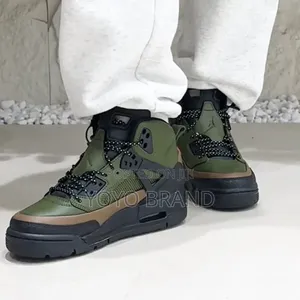 Nike Air Jordan "Winterized Spizike "Legion Green/Black Unisex Shoes