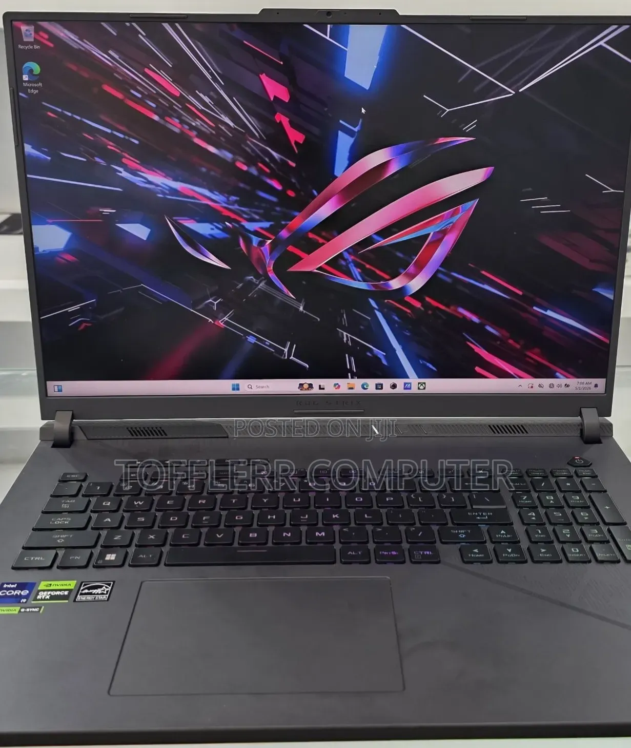 New Laptop Asus ROG Strix G15 16GB Intel Core i9 SSD 1T