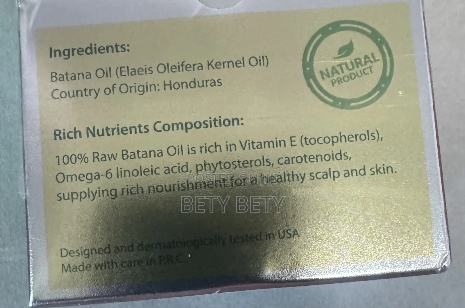 Batana Oil