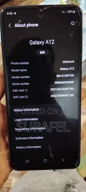 Samsung Galaxy A12 128 GB Blue
