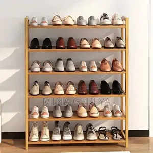 6 Layer Quality Wood Shoes Rack