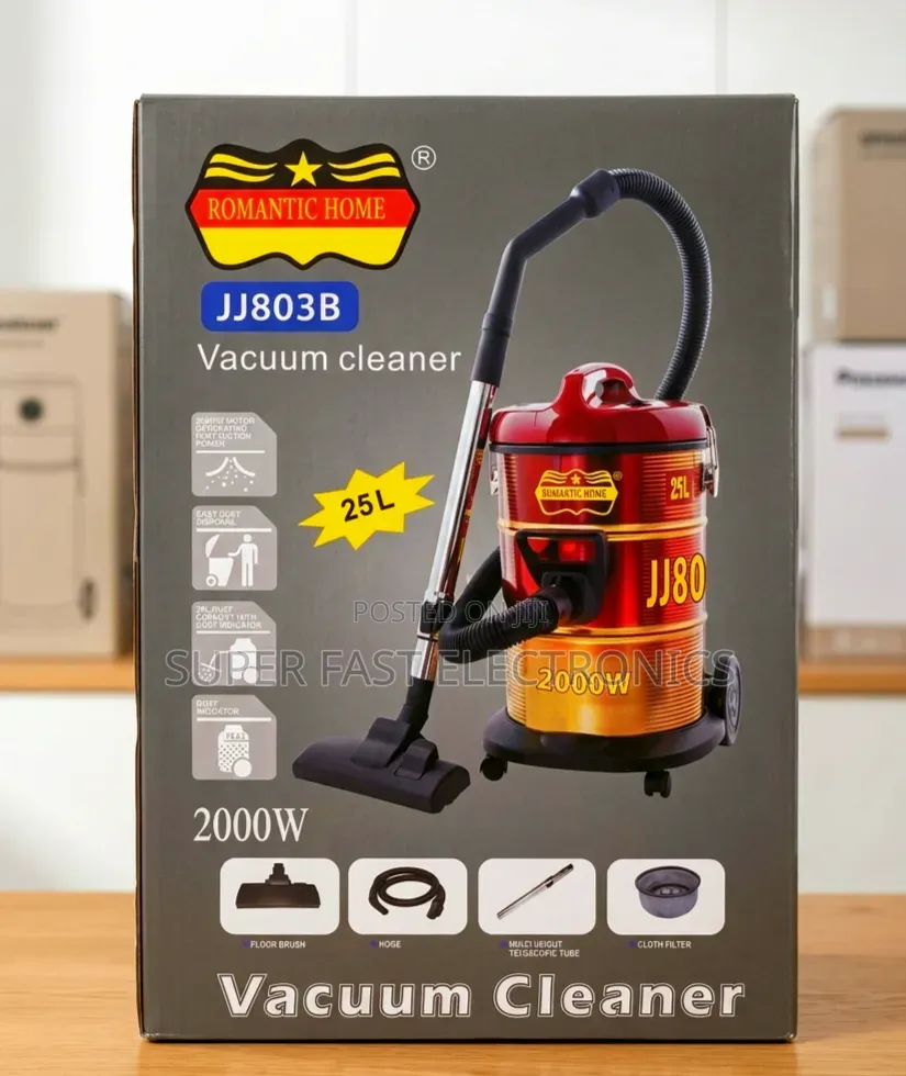 ​Romantic Home Vacuum Cleaner Heavy Duty Canister 2000w 25l Capacity